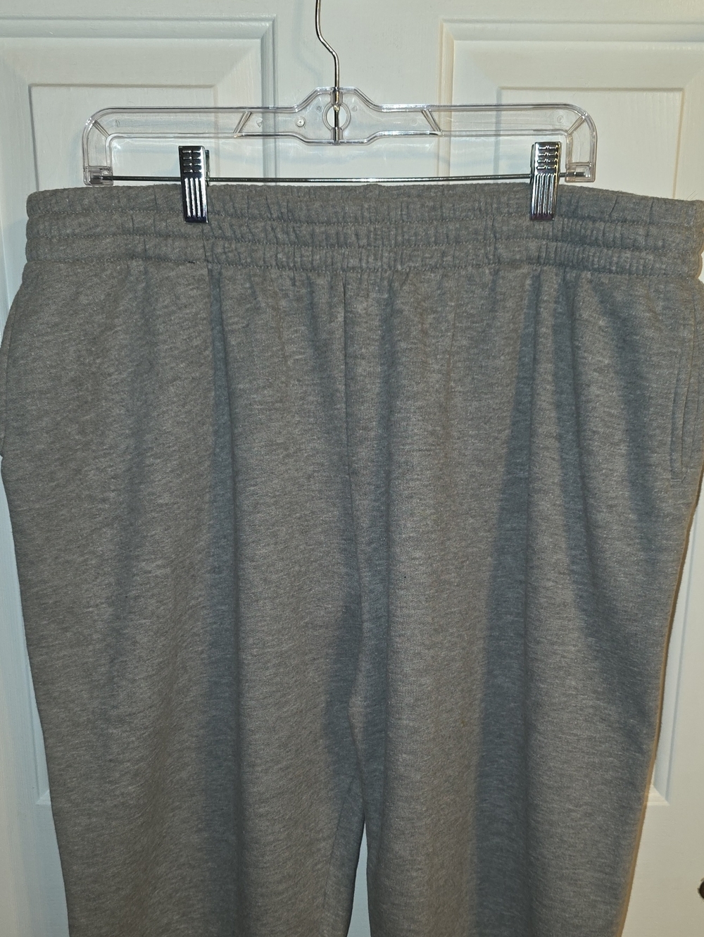 Terra & Sky Women's Oversized Gray Elastic Waist Joggers